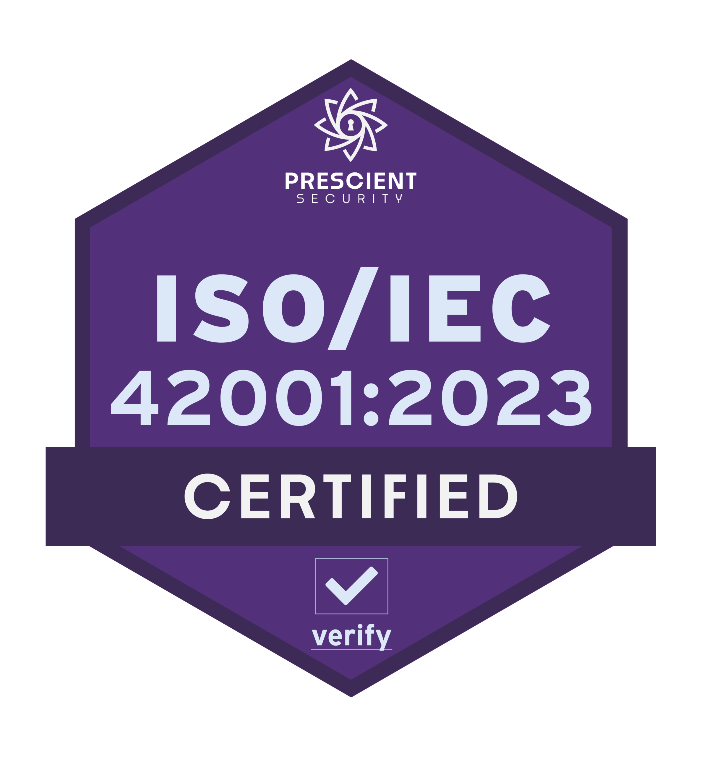 ISO/IEC 42001:2023 Certified