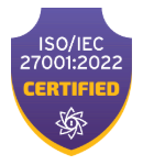 ISO/IEC 27001:2022 certified