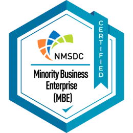 NMSDC Minority Business Enterprise certified
