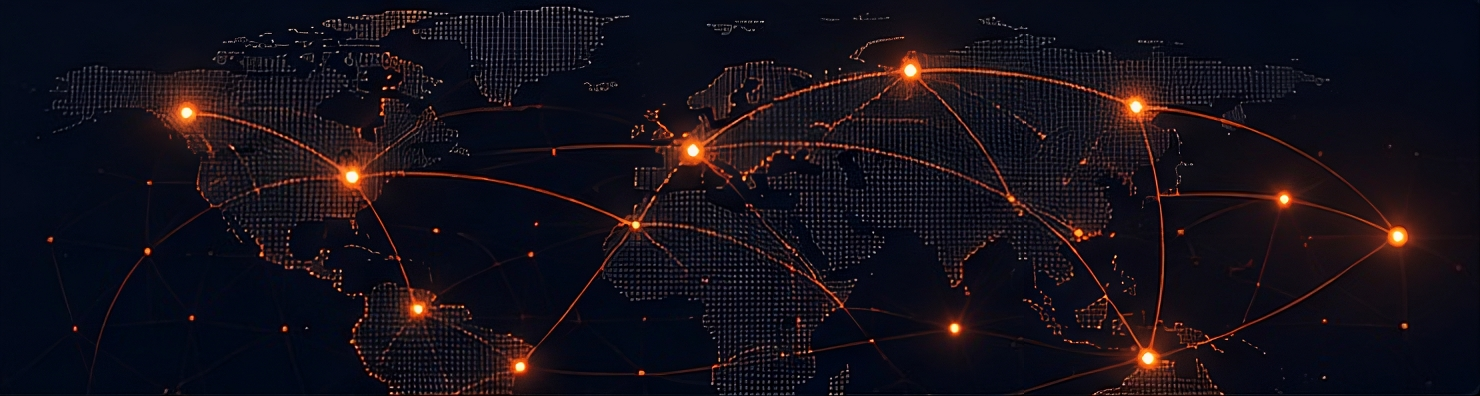 Global network map